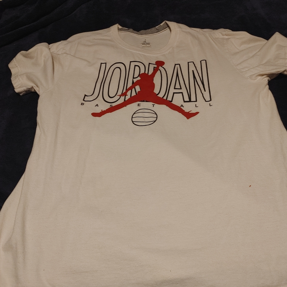 2/$20 Jordan Men's White T-Shirt
